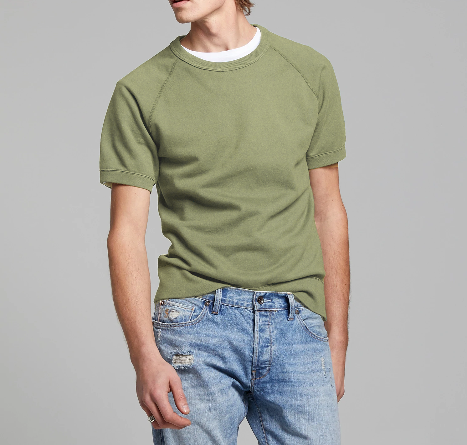 FRENCH TERRY SWEATSHIRT ONE 2